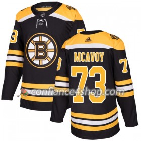 Adidas Maillot de Hockey Boston Bruins Charlie McAvoy 73 2017-2018 Noir Authentic - Homme